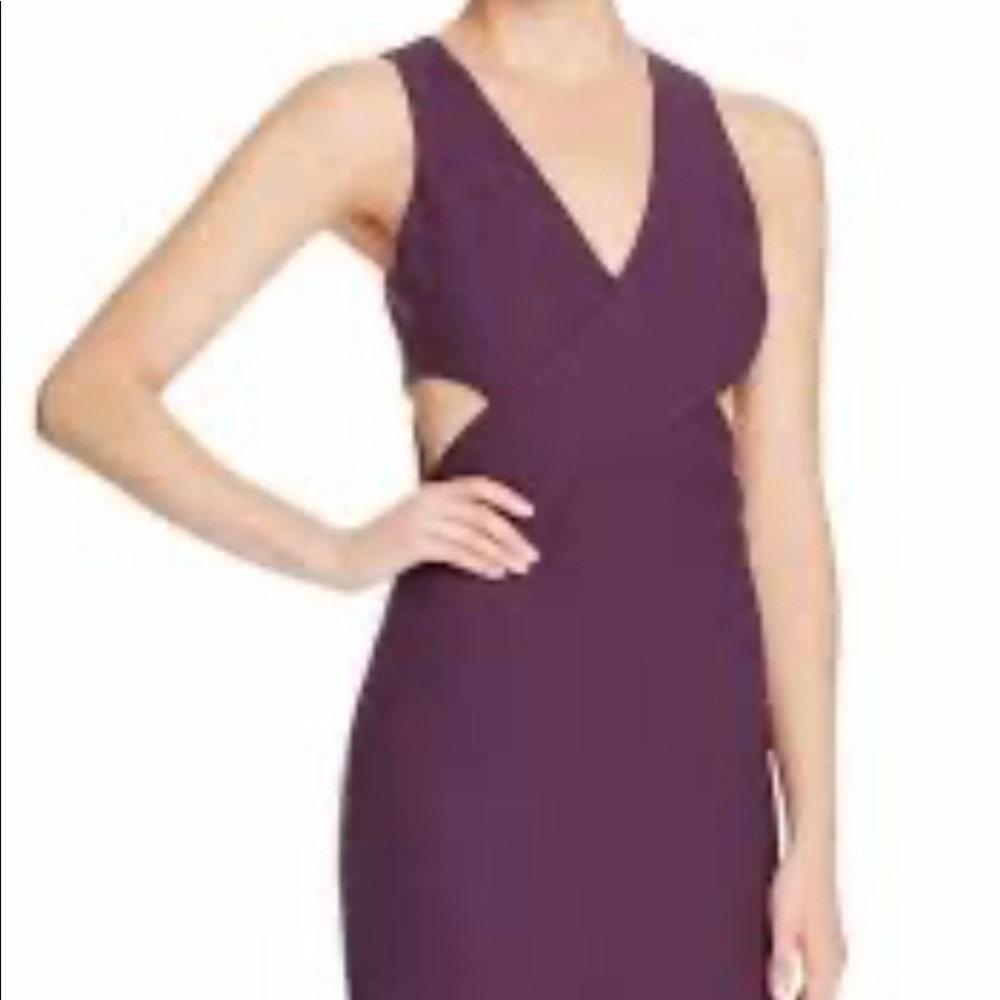 Elizabeth and James deep plum dress size 2